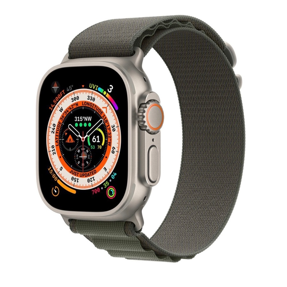 Apple Watch Ultra 49mm Green Alpine Loop Band Size M